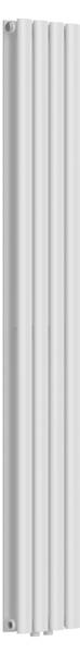 Designradiator Nore wit - staal - 24 x 160 x 24 cm