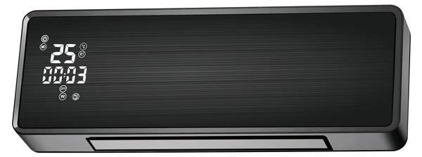 Heizungslüfter HOTI M100 Schwarz - Metall - 55 x 19 x 13 cm