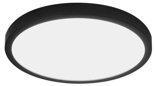 LED Plafondlamp ShqCSz zwart - wit - 23 x 23 cm - Diameter: 23 cm - Diameter lampenkap: 23 cm