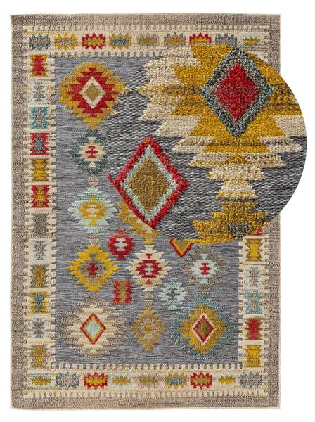 In-/Outdoorteppich Noelia Polypropylen - 120 x 1 x 170 cm