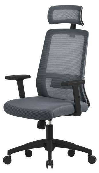 Bürostuhl TORONTO Schwarz - Grau