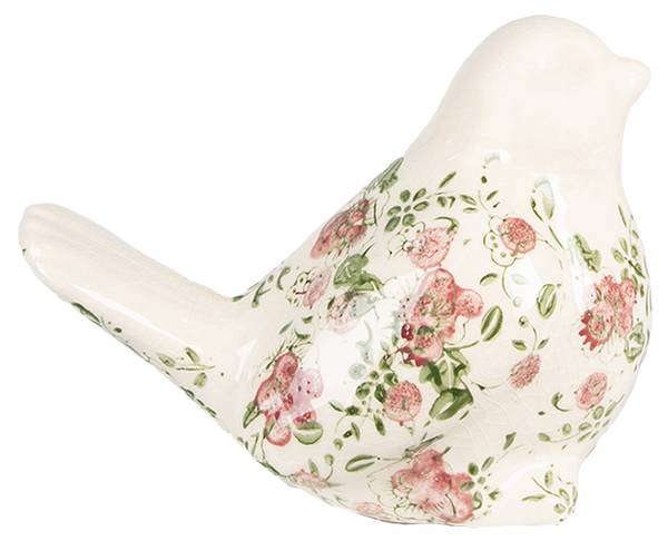 Figur Vogel Deko&Mason Pink - Keramik - 11 x 14 x 19 cm