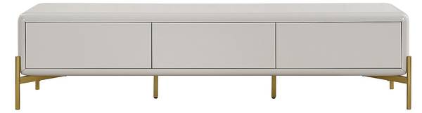TV-Board LYBAKA Beige - Holz teilmassiv - 180 x 45 x 40 cm