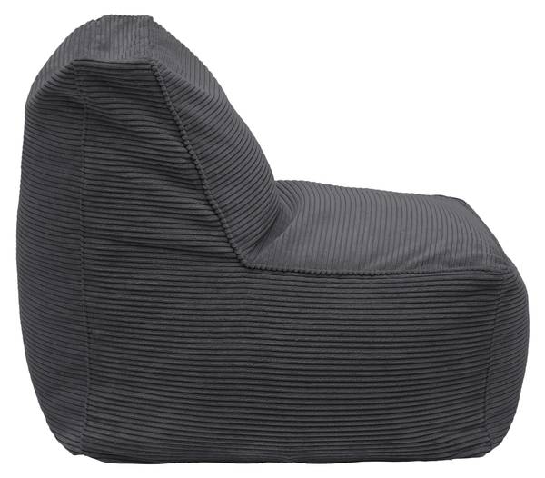Sitzsack CAROLINE Grau - Holzwerkstoff - 75 x 84 x 88 cm