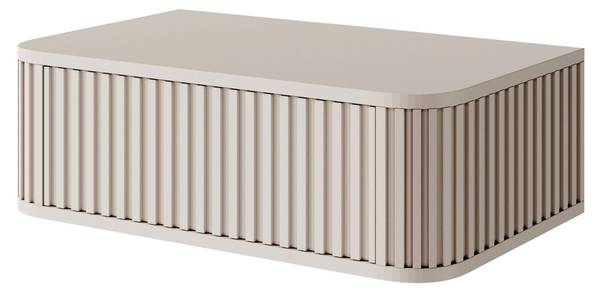 Nachtkonsole OVARLO Grau - Melamin - 64 x 21 x 38 cm