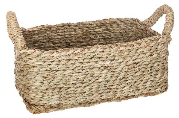 Korb KILIAN 3er-Set Beige - Naturfaser - 28 x 17 x 18 cm