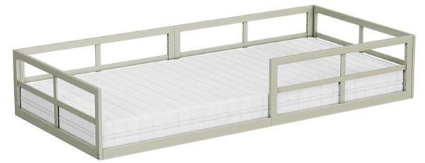 Bodenbett aus Metall Minno 57755 Hellbeige