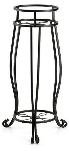 Blumenständer 10-1697 Schwarz - Metall - 33 x 63 x 31 cm