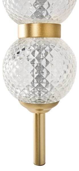 Wandlampen ARAS Gold - Glas - 10 x 60 x 10 cm