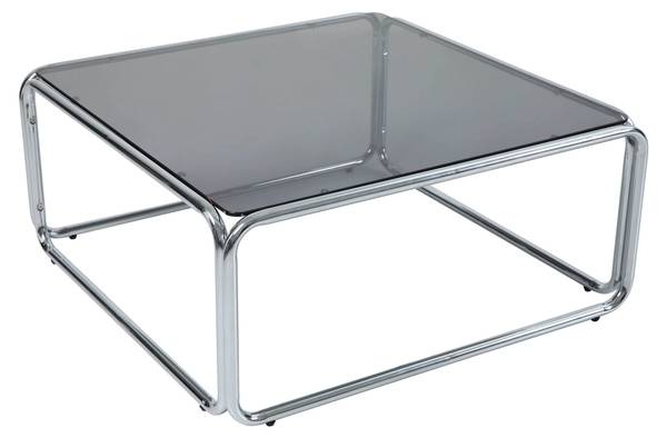 Couchtisch Lewis Schwarz - Klarglas - 90 x 40 x 90 cm