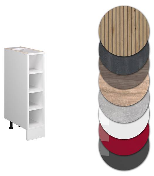 Etagère de cuisine R-Line 46374 Blanc - Largeur : 20 cm