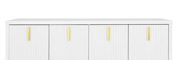 Buffet O3187 Weiß - Holzwerkstoff - 140 x 80 x 38 cm