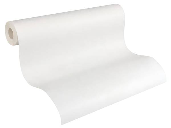 Überstreichbare Tapete 310811-GU Weiß - Fleece - 53 x 1005 x 1 cm