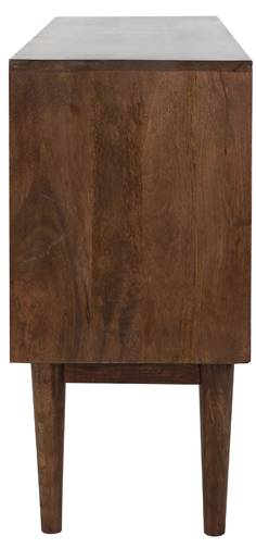 Schrank BITIKA Braun - Massivholz - 40 x 80 x 150 cm