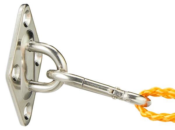 Bevestigingsset schaduwdoek 40-delig zilver - metaal - 2 x 18 x 1 cm