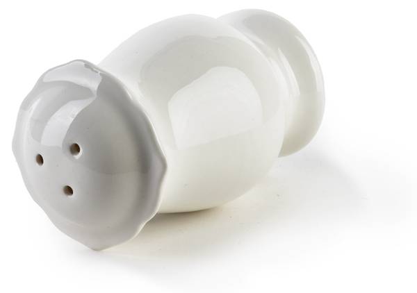 Gewürzdose HELLA Weiß - Keramik - Fine Bone China - 5 x 9 x 5 cm