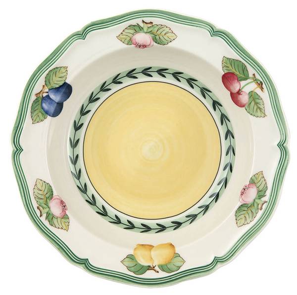 Salatschale French Garden Fleurence Porzellan - 21 x 4 x 21 cm