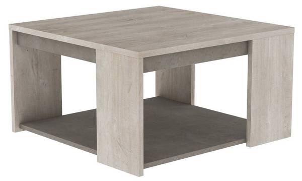 Couchtisch ANTIBES Braun - Grau - Holzwerkstoff - 80 x 45 x 80 cm