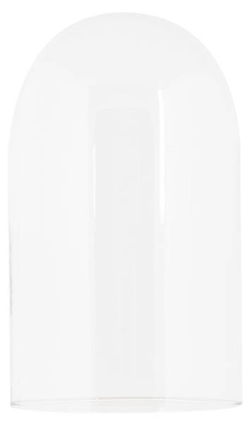 Glasglocke Sara DAY Braun - Holzwerkstoff - 14 x 34 x 14 cm