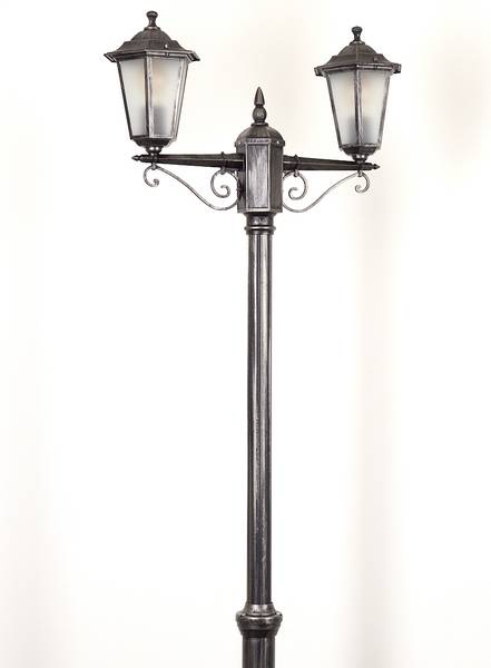 Kandelaber Rivale Schwarz - Silber - Weiß - 59 x 80 cm