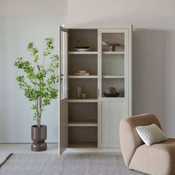 Buffetschrank Gunnar Blau - Kiefer - 120 x 217 x 48 cm