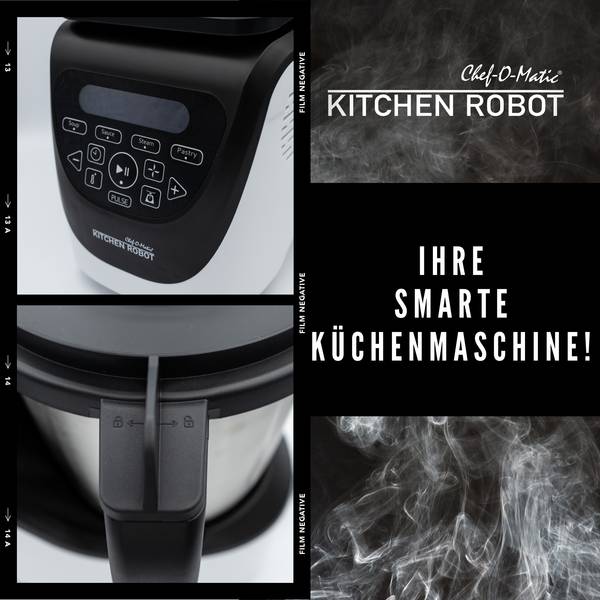 Chef O Matic Kitchen Robot Weiß - Metall - 26 x 41 x 36 cm