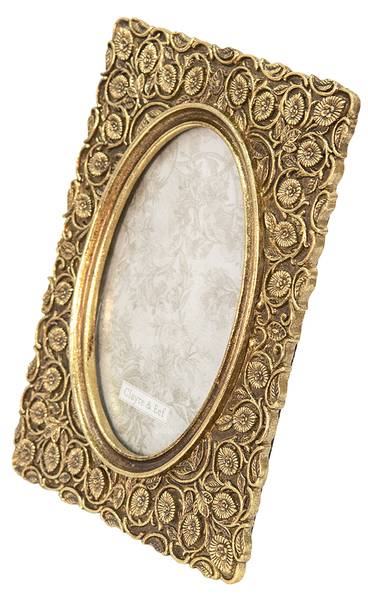 Bilderrahmen Adia&Jungle Gold - Kunststoff - 1 x 21 x 16 cm