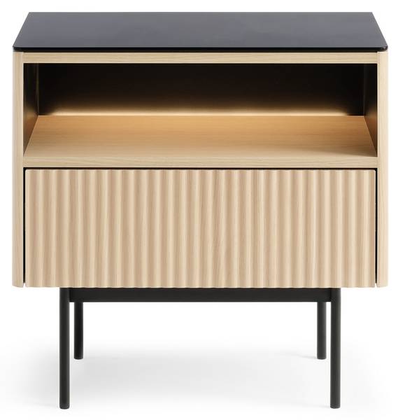 Nachttisch Sintra Braun - Holzwerkstoff - 39 x 57 x 39 cm