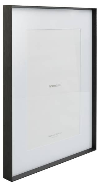 Rahmen Anzi Schwarz - Aluminium - 3 x 50 x 40 cm