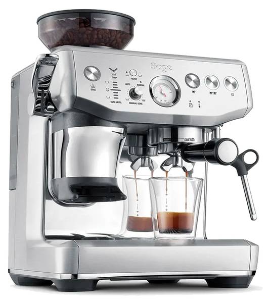 The Barista Express Impress Silber - Edelstahl - 32 x 40 x 35 cm