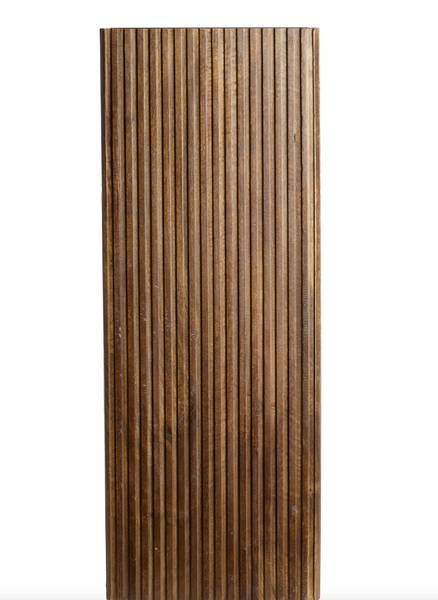 Blumensäule GATURA Braun - Holzwerkstoff - 35 x 100 x 35 cm