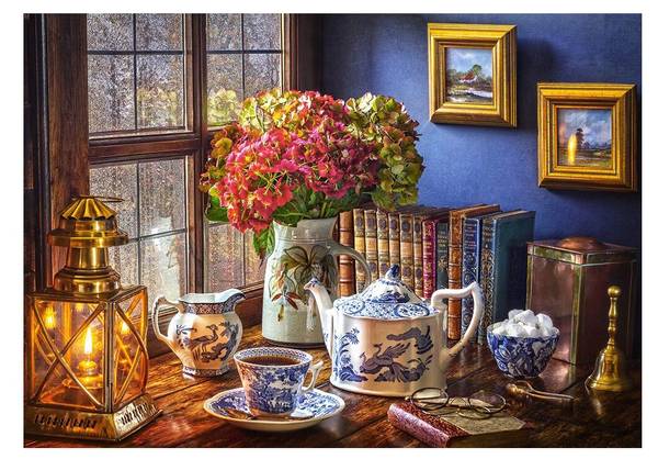 Puzzle Castorland - Tea Time, 500 Teile Papier - 25 x 4 x 35 cm