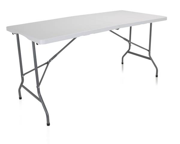 Klapptisch EASY UP MULTI II Weiß - Kunststoff - 152 x 74 x 70 cm