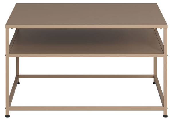 Couchtisch DURA Beige - Stahl - 70 x 40 x 70 cm