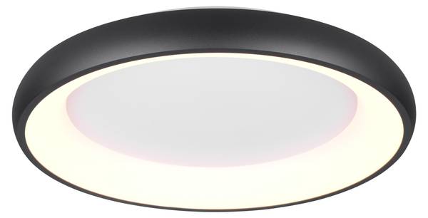 Deckenleuchte CARDONA Schwarz - Metall - 62 x 10 x 62 cm