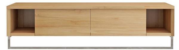 Waschbeckenunterschrank KUPANG Beige - Holz teilmassiv - 50 x 32 x 120 cm