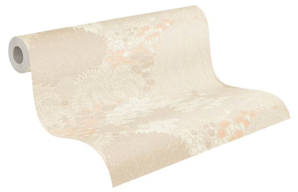 Vliestapete 393502-GU Weiß - Fleece - 53 x 1005 x 1 cm