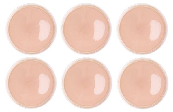 Bord OXYGEN set van 6 roze