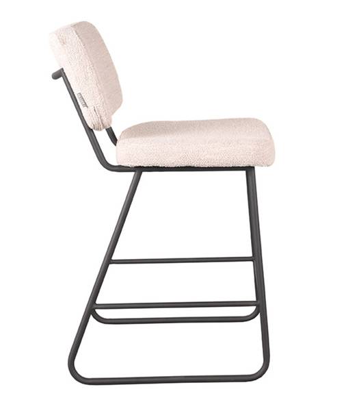 Barstühl NOAH 2er-Set Weiß - Metall - 61 x 94 x 48 cm