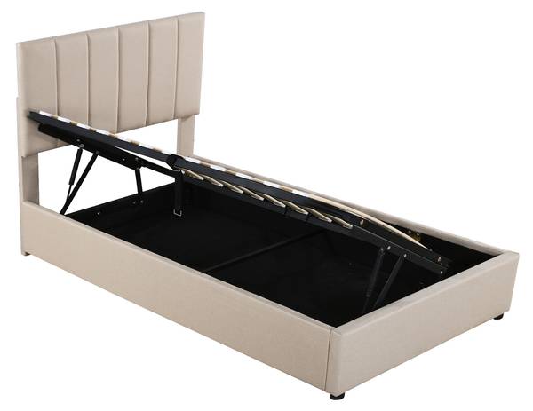 Polsterbett-BB1113 Beige
