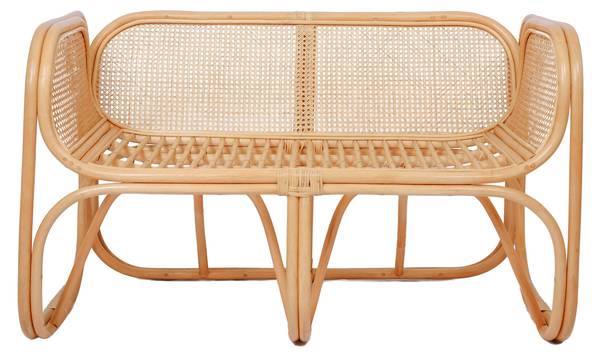 Sofa MOROTAI Braun - Rattan - 117 x 71 x 73 cm