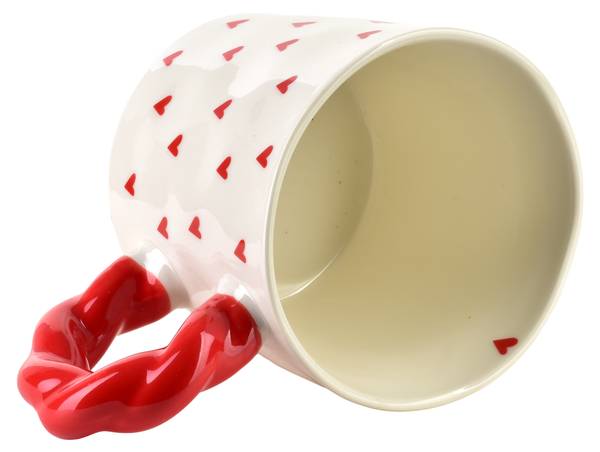 Becher MAGGIE Rot - Keramik - 14 x 8 x 9 cm