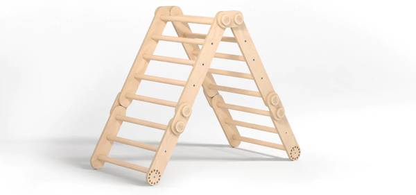 Flexi-Klettergerüst für Kinder Braun - Holzwerkstoff - 66 x 52 x 64 cm