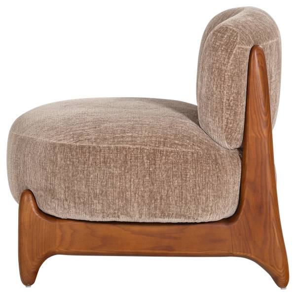 Fauteuil Runi Taupe - Jaune