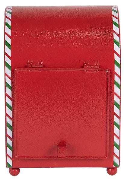 Briefkasten Xmas&Ideon Rot - Metall - 13 x 19 x 14 cm