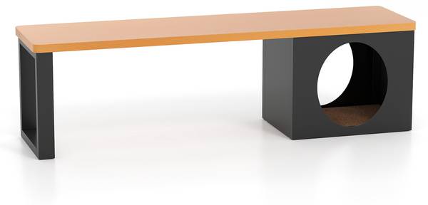 Metallbank ZB34814ORDE Schwarz - Metall - 38 x 44 x 150 cm