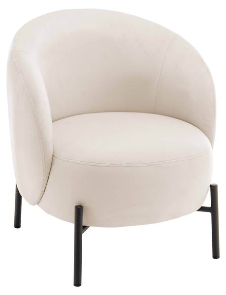 Relaxsessel Jude Beige - Cremeweiß