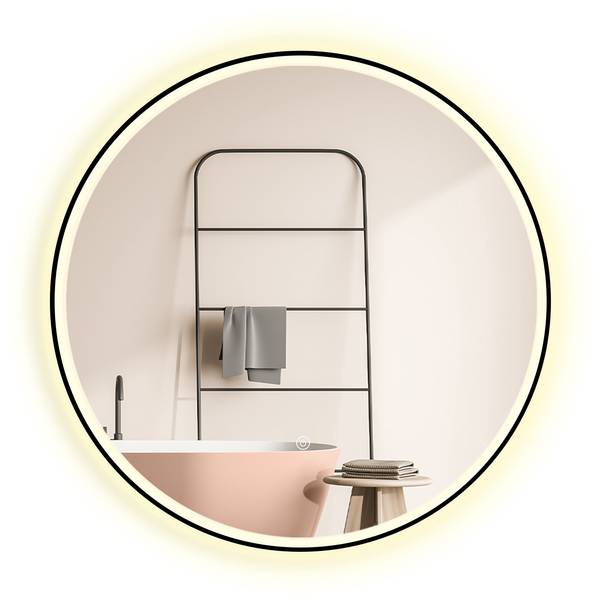 LED Spiegel Rund Sheffield 80 x 80 cm