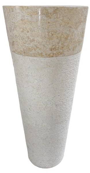 Freistehendes Waschbecken LANTA Creme