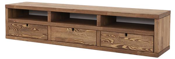 TV-schrank Marika Braun - Kiefer - 180 x 40 x 40 cm